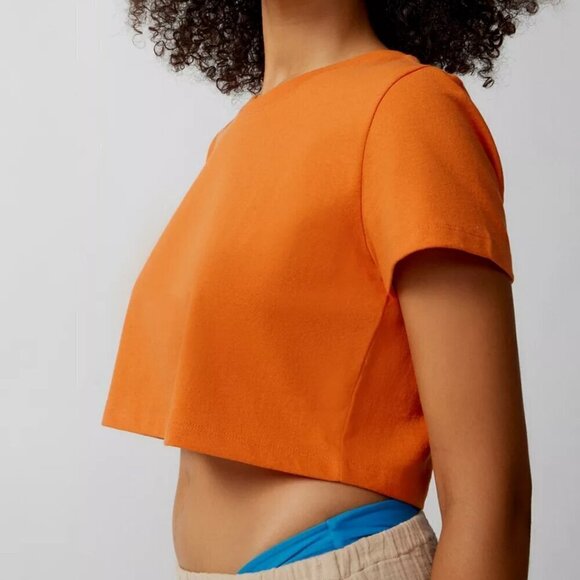 NWT Urban Outfitters Best Friend Easy Fit Rust Tee - Picture 4 of 6